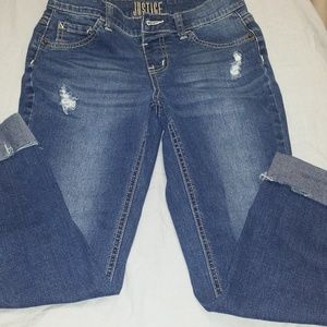 Girls Justice Distressed Jeans